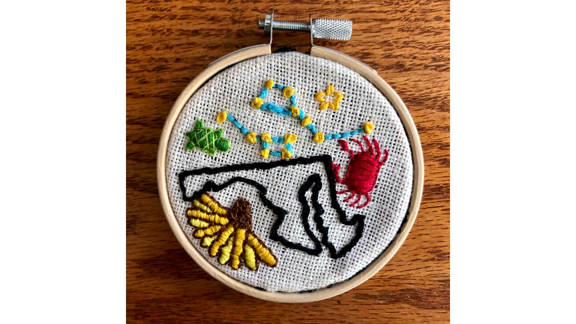 Maryland embroidery