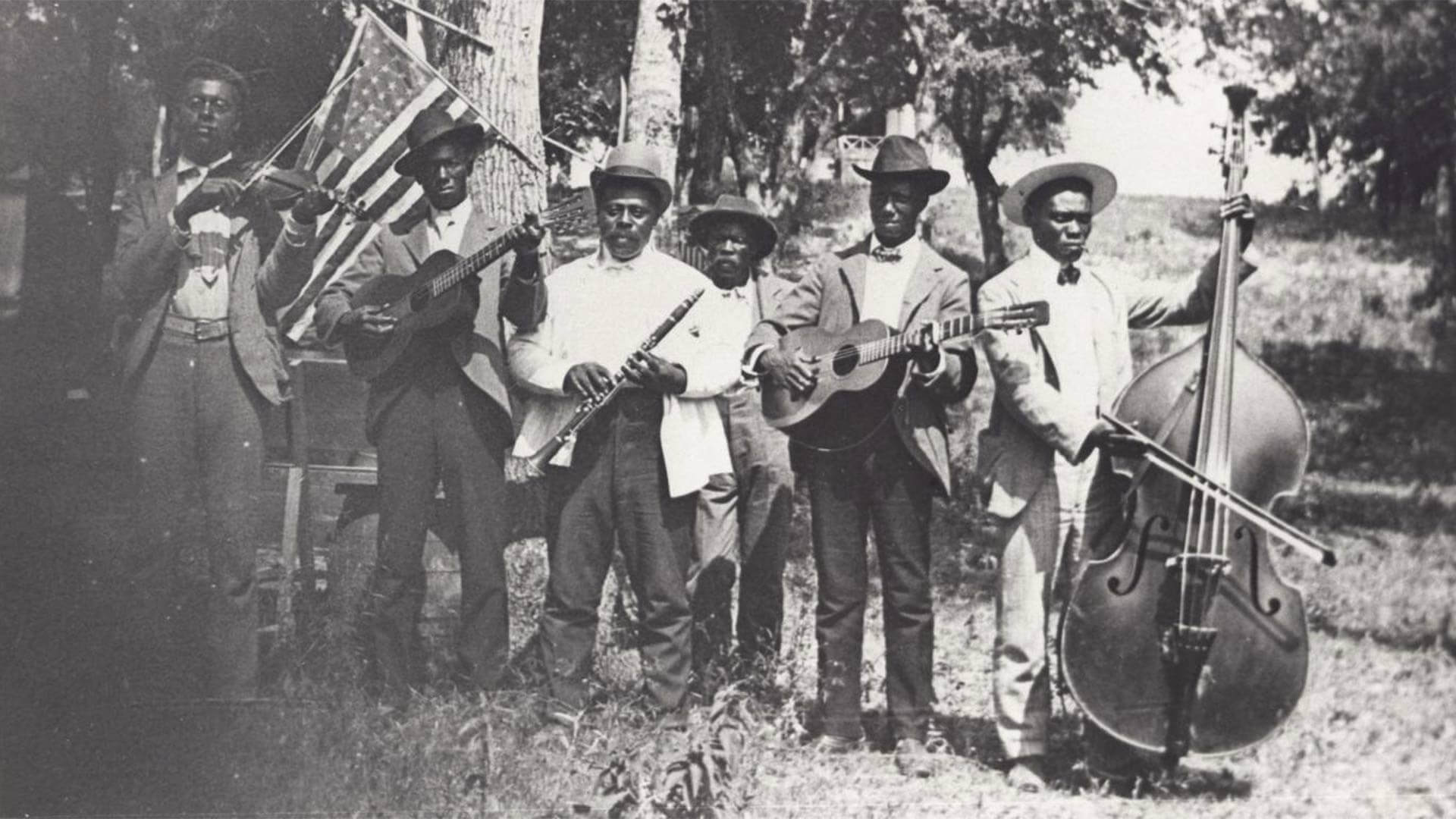 Band at a Juneteenth celebration in 1900
