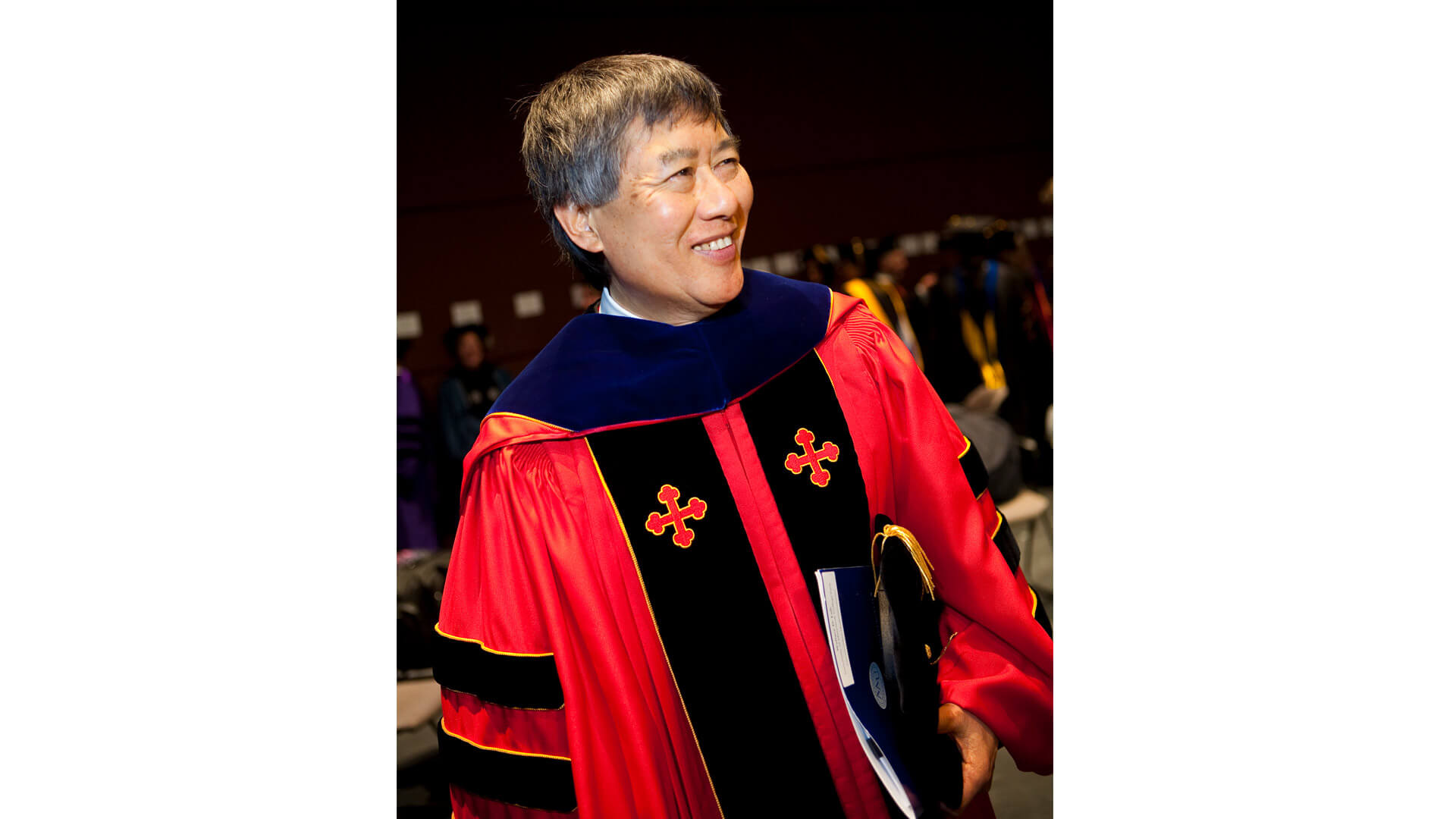 Wallace D. Loh at his inauguration ceremony